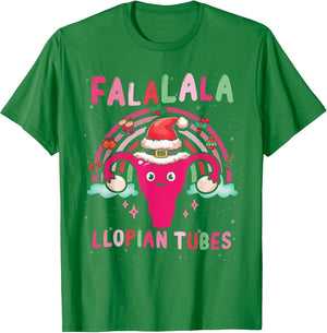 Doctor Nurse Obstetrics Christmas Falalala-Fallopian Tubes
