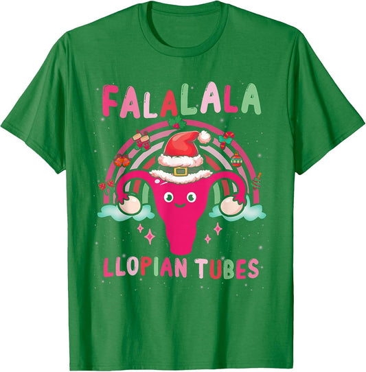 Doctor Nurse Obstetrics Christmas Falalala-Fallopian Tubes