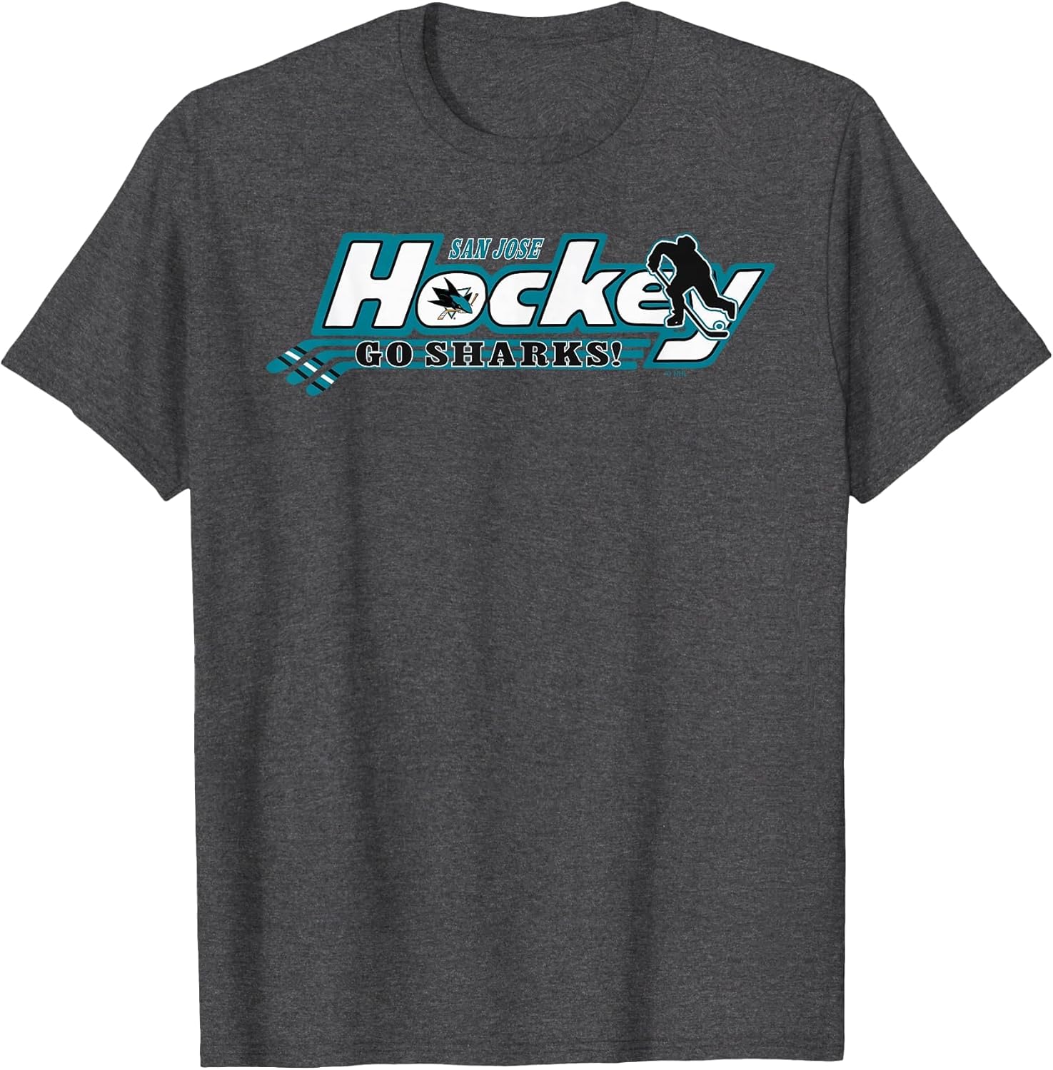 San Jose Sharks Hockey Dark Heather Officially Licensed