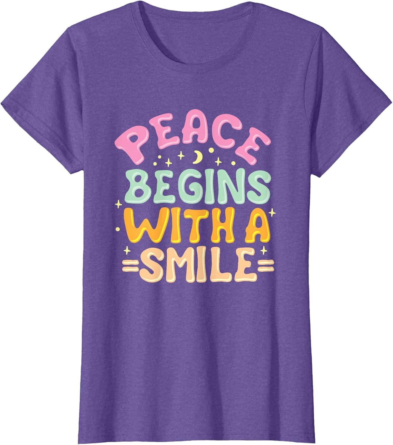 Peace Begins with a Smile Woman Children Men