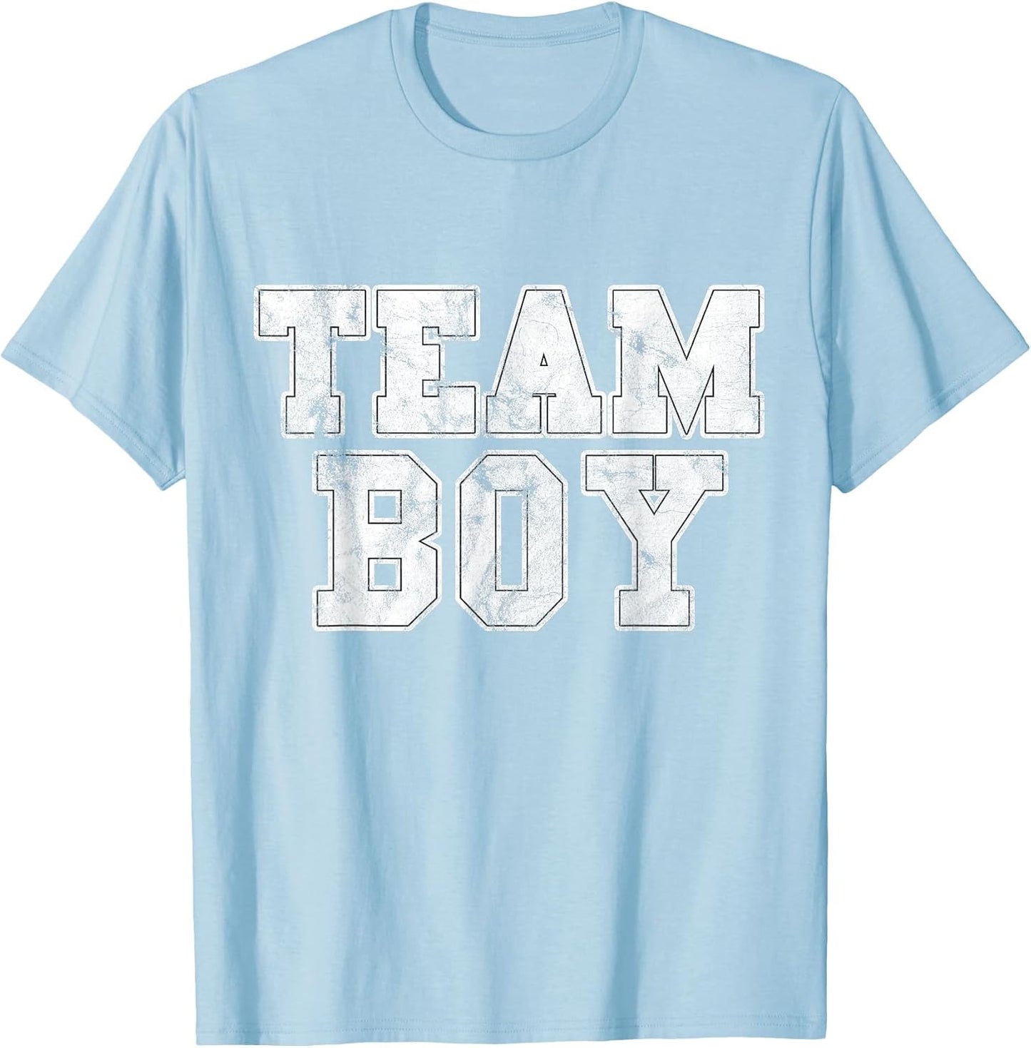 Team Boy Blue Gender Reveal Baby Shower Distressed