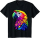 Colorful Macaw Vibrant Rainforest Birds Jungle Animals Black