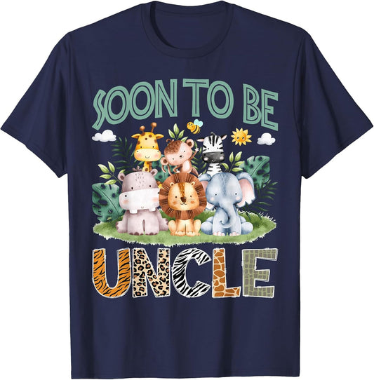 Soon to Be Uncle Animal Safari Jungle Gender Reveal