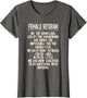Female Veteran Woman Combat Patriotic