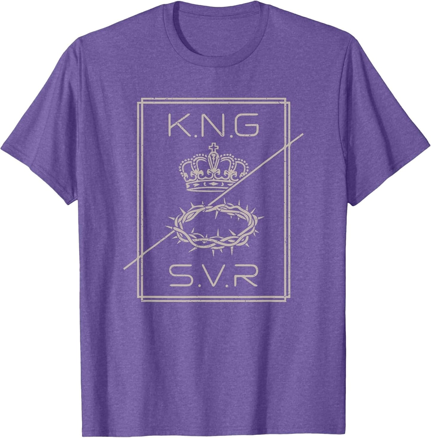 Men Jesus is King & Savior Christian Youth Teen Boy God Son