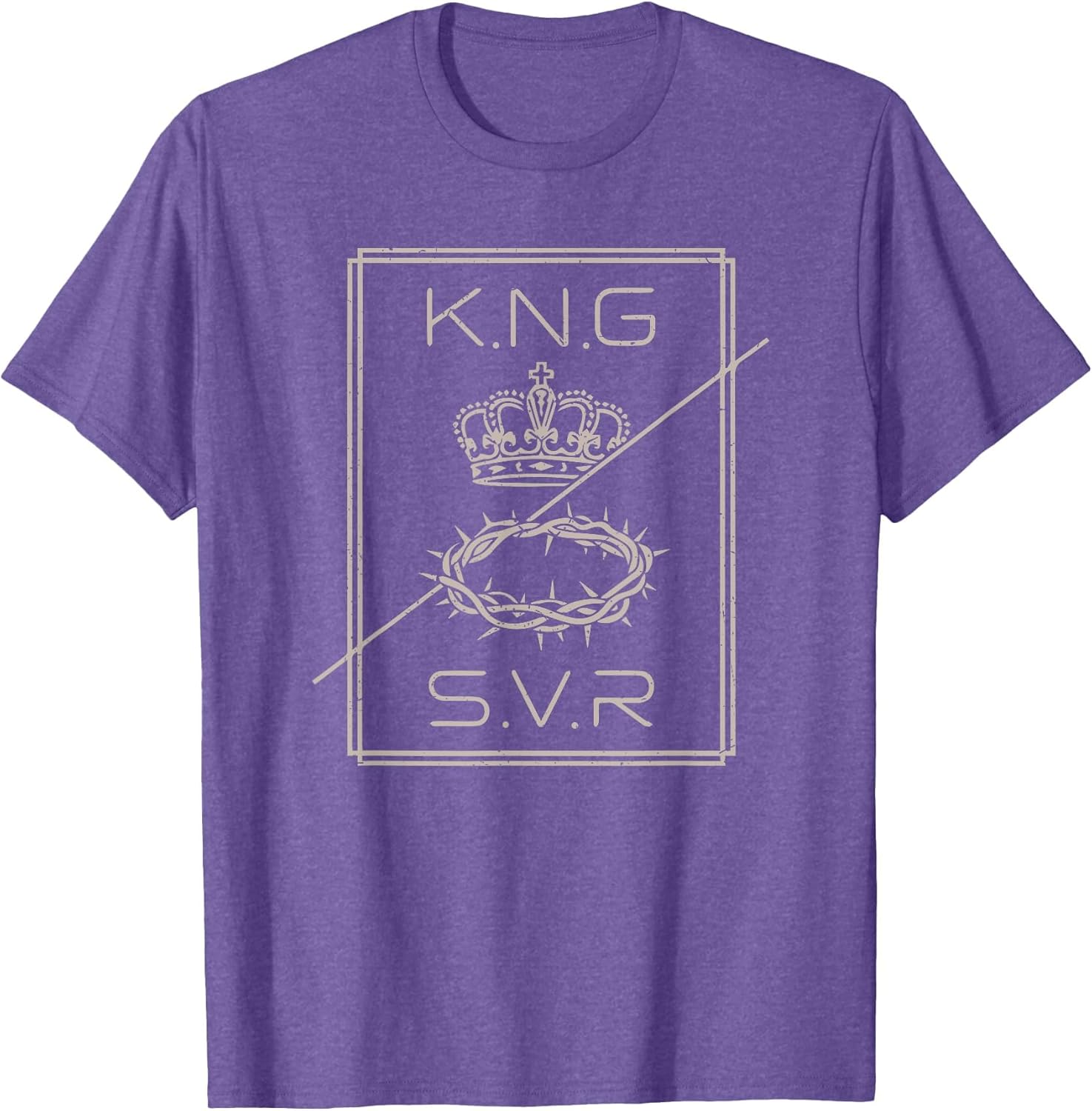 Men Jesus is King & Savior Christian Youth Teen Boy God Son