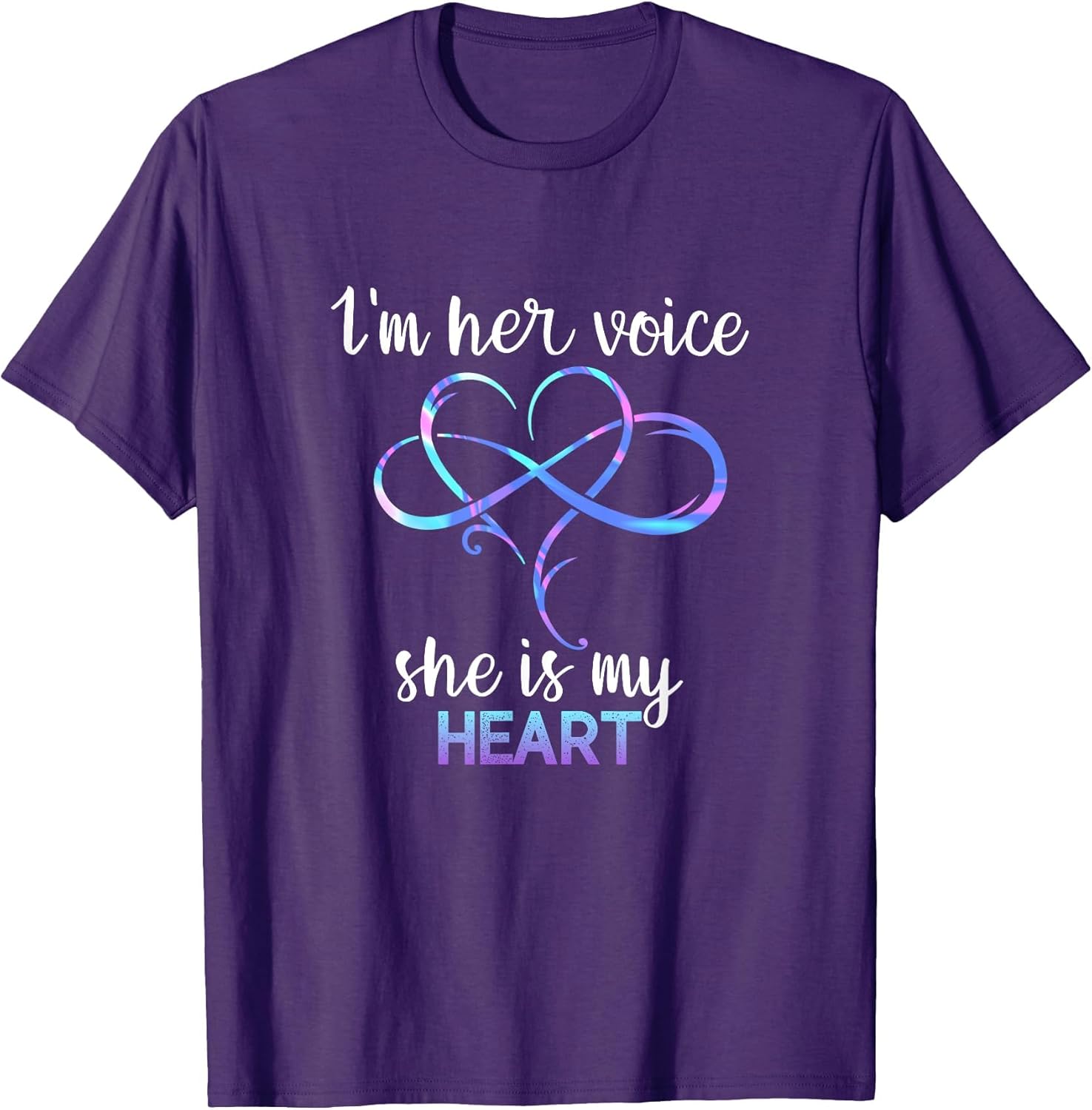 Autism Mom She is My Heart Infinity Symbol Aspie Spectrum