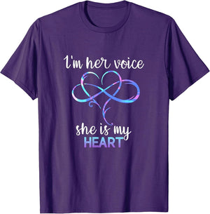 Autism Mom She is My Heart Infinity Symbol Aspie Spectrum
