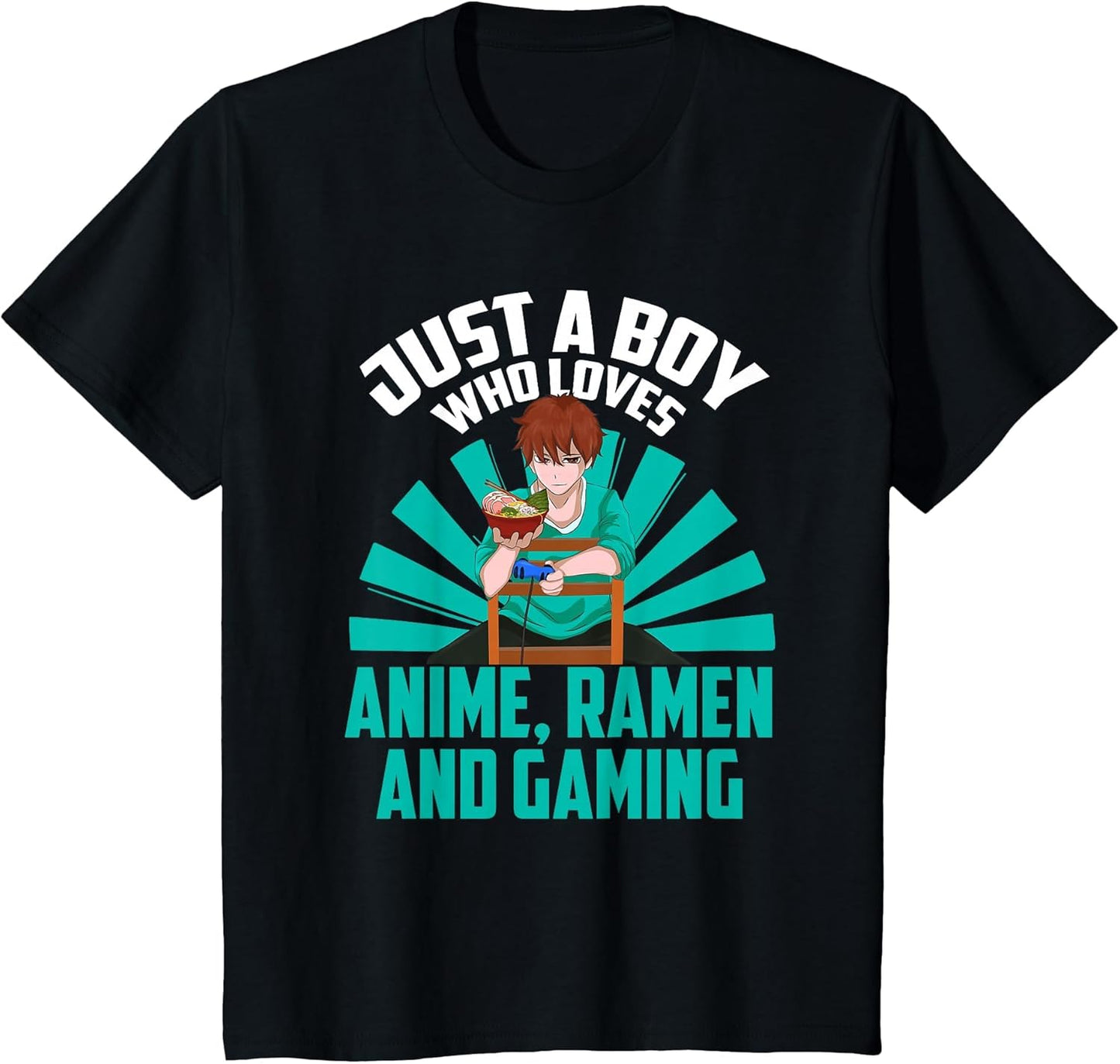 Kawaii Boys Japan Gamer Ramen Noodles Gaming Manga Anime