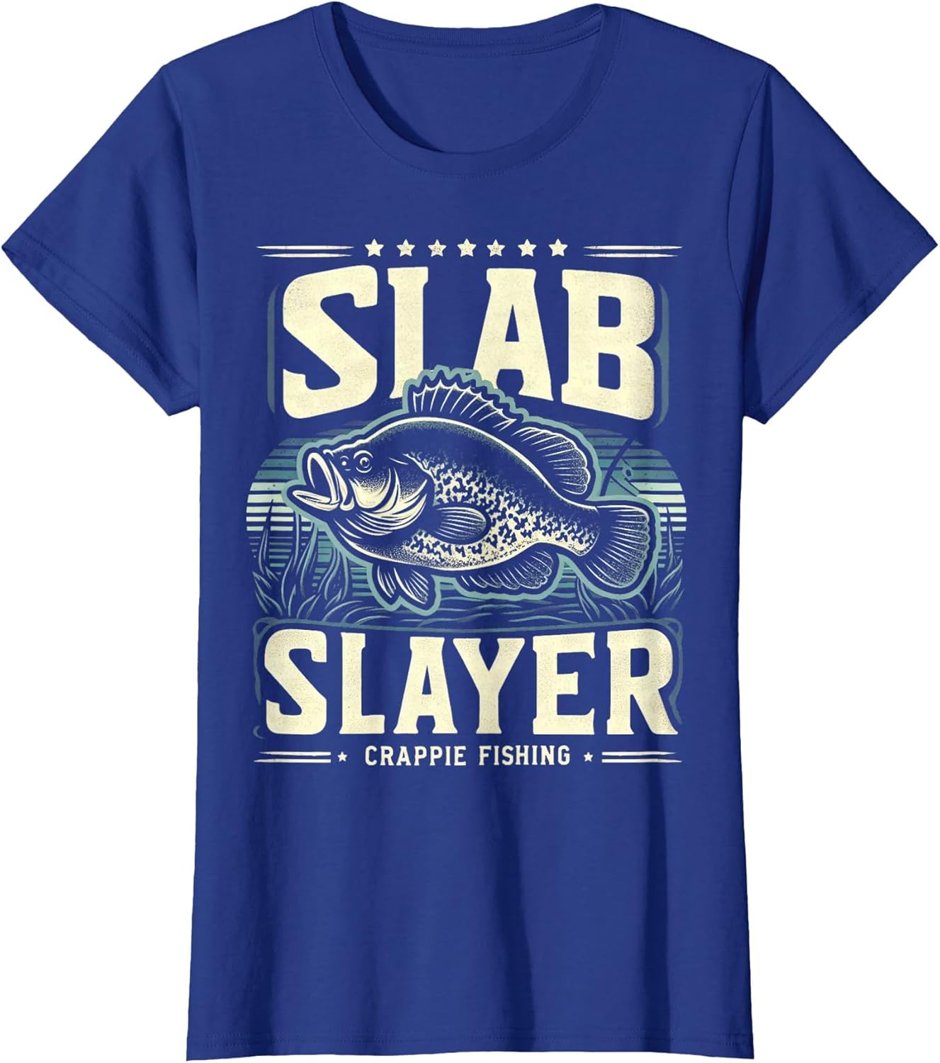 Slab Slayer Fishermen Women Kids Funny Crappie Fishing