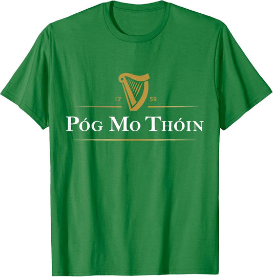 Pog Mo Thoin Ireland Funny Lucky Irish Green St Patricks Day