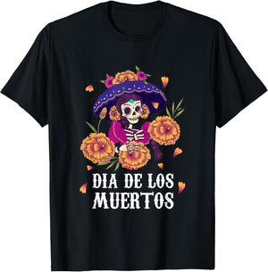 Floral Sugar Skull Dia De Los Muertos Woman Calavera Flowers