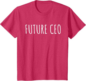 Cute Future CEO Funny Kid Boy Girl Toddler Boss Humor