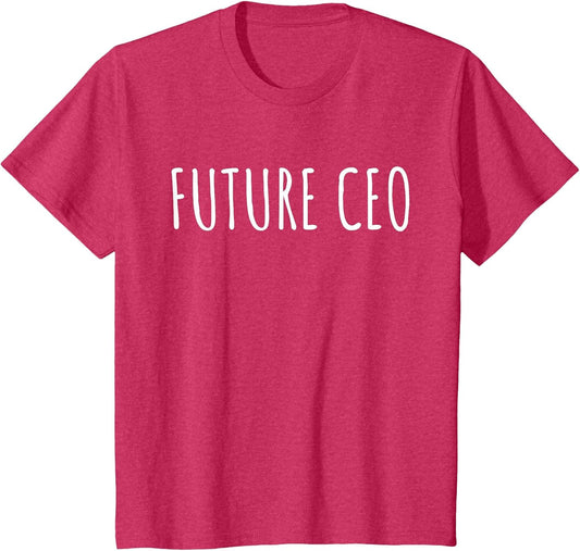 Cute Future CEO Funny Kid Boy Girl Toddler Boss Humor