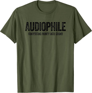 Audiophile Shirt Converting Money Into Sound Hi-Res Audio