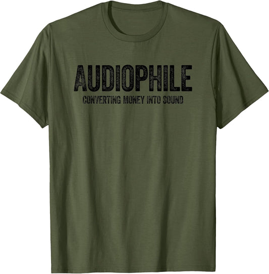 Audiophile Shirt Converting Money Into Sound Hi-Res Audio