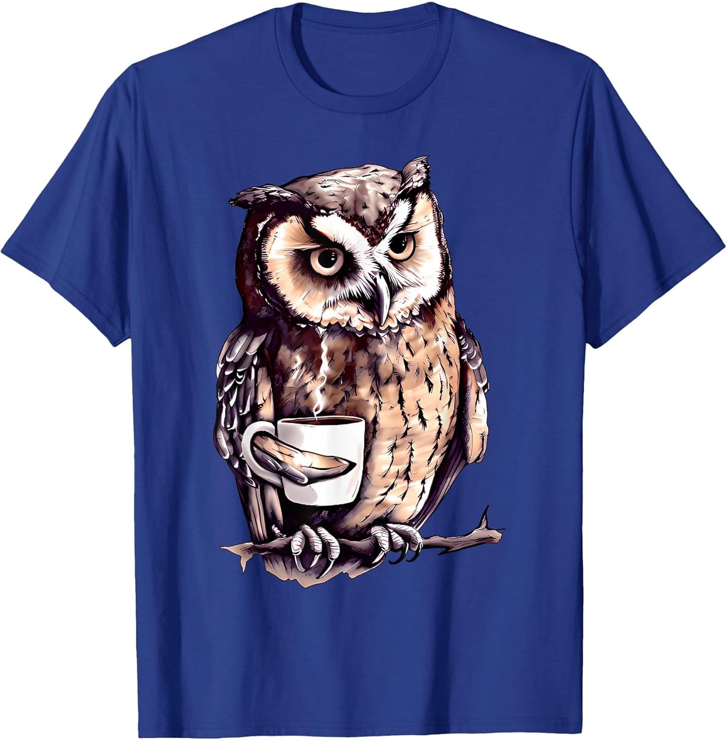 Coffee Caffeinated Owl Funny Drink Coffee Owl