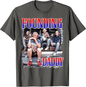 4th of July Shirt Founding Daddy George Washington 1776