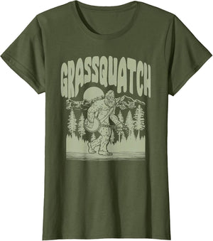 Grassquatch! Funny Bigfoot Banjo Bluegrass Sasquatch Outdoor