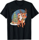 Beagle Puppy Dog Santa Claus Riding Reindeer Christmas
