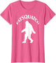 Funny Fatsquatch Sasquafch Fat Squatch Bigfoot Silhouette