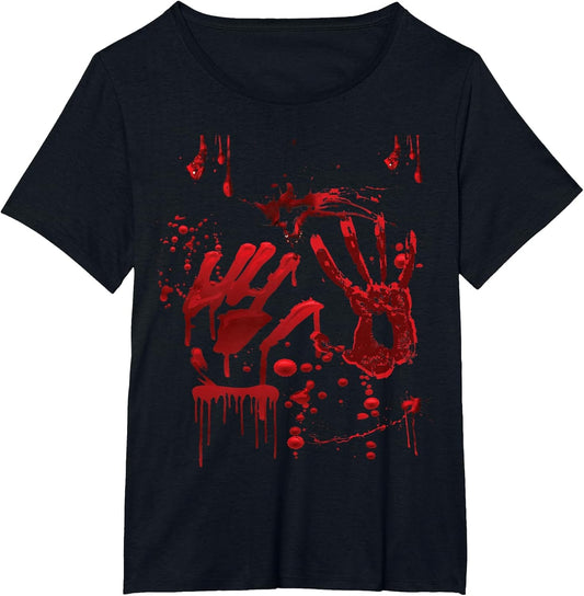 Halloween Bloody Hands Blood Splatter Zombie Costume