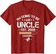 I'm Going to Be an Uncle 2026 - New Baby Announcement Uncle