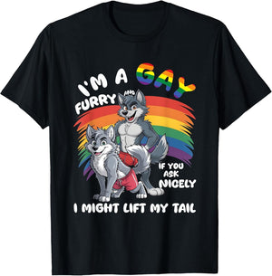 I'm A Gay Furry Pride Month Gay LGBTQ Rainbow Fox Furry