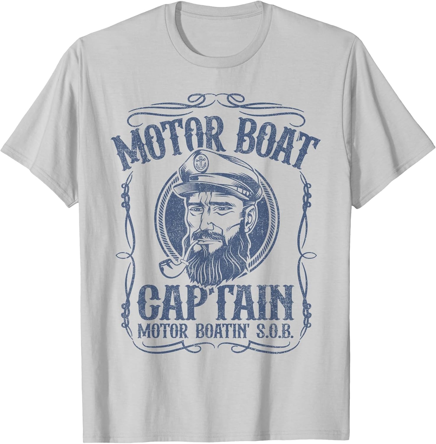 Motor Boat Captain Funny Pontoon Boating Motor Boatin Lake