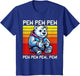 Polar Bear Gamer Pew Funny Video Games Vintage Boys Men