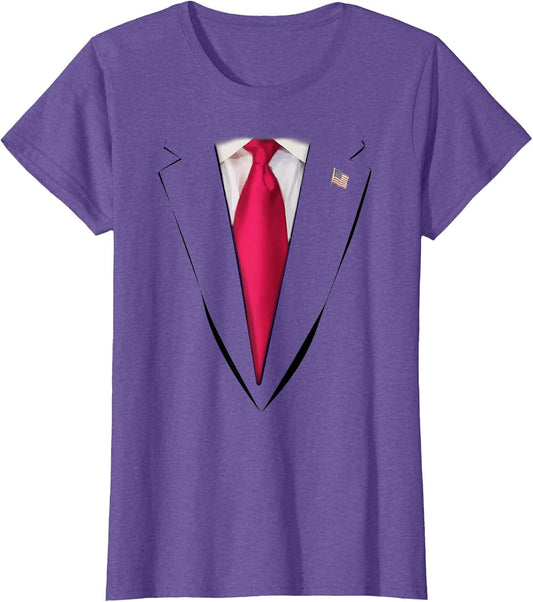 USA President Trump Suit Easy Halloween Costume