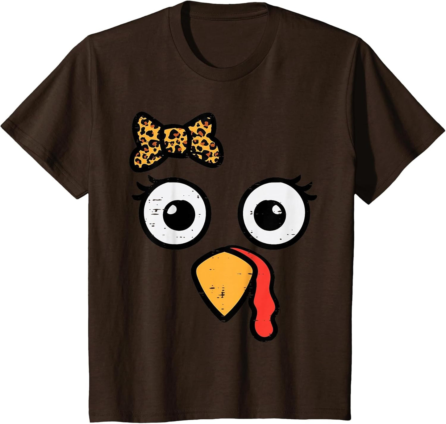 Thanksgiving Turkey Head Ribbon Women Girls Kids Teens Youth