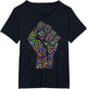 Resist Fist Rainbow Hearts Love