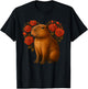 Cute Capybara Valentines Floral Heart Funny Cat Lovers