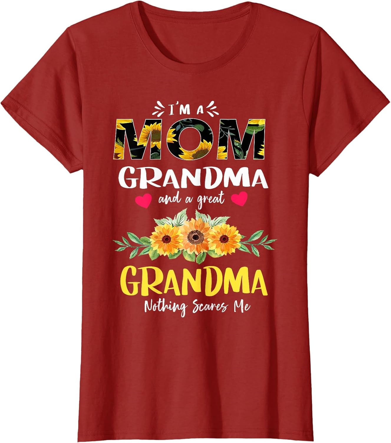 I'm A Mom Floral Grandma Great Grandma Mothers Day