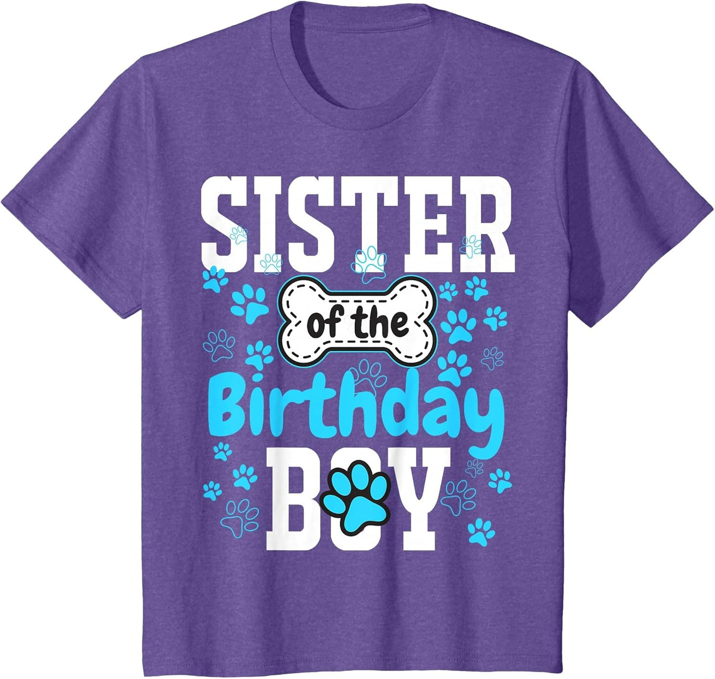 Sister of The Birthday Boy Dog Paw Pet Matching Family Party