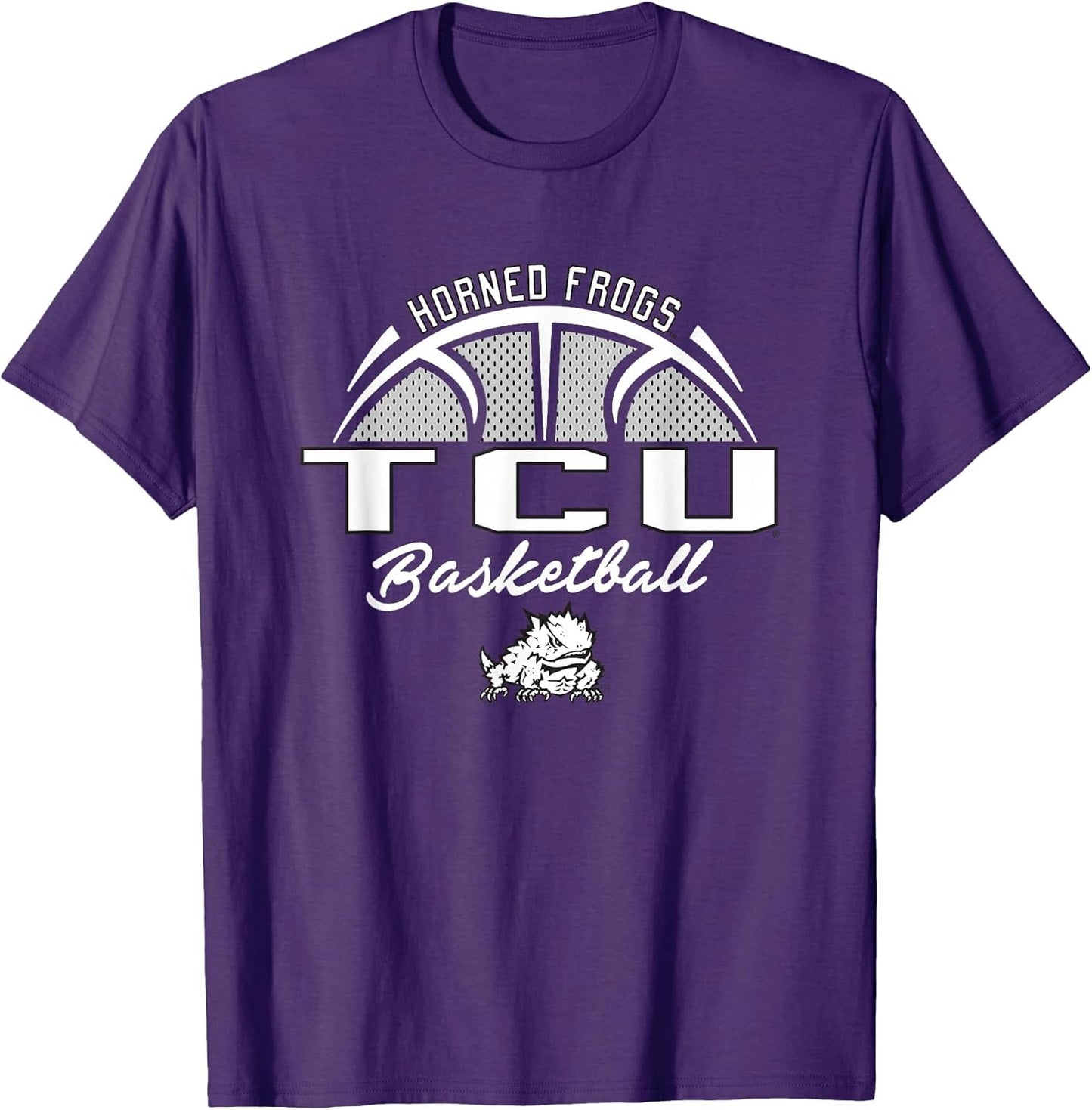 TCU Horned Frogs Basketball Swish Purple Officially Licensed