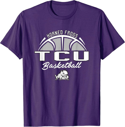 TCU Horned Frogs Basketball Swish Purple Officially Licensed