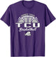 TCU Horned Frogs Basketball Swish Purple Officially Licensed