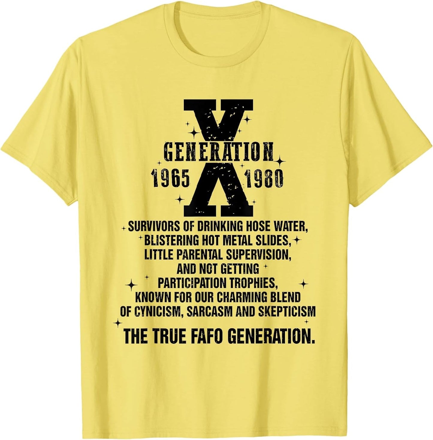 GEN X Generation X 1965 1980 The True Fafo Generation