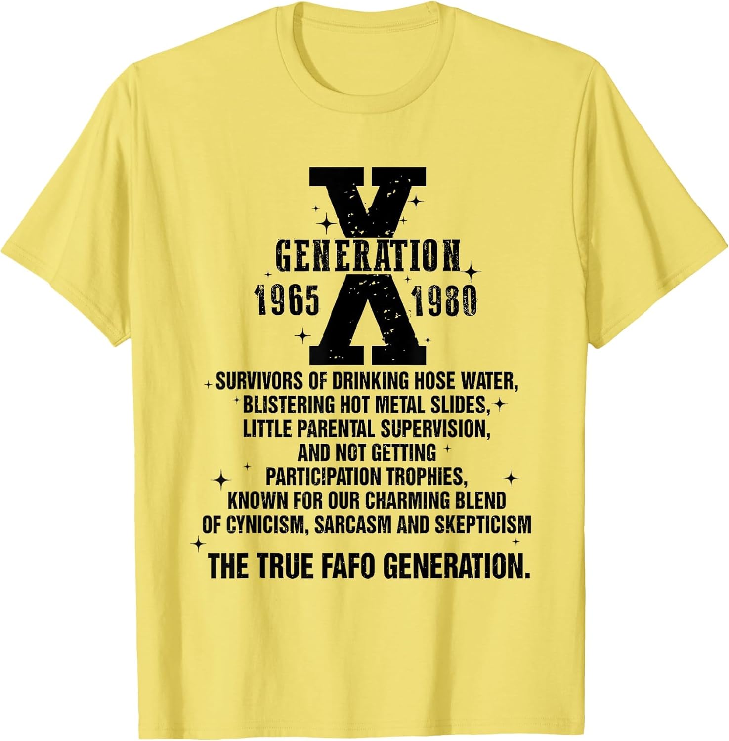 GEN X Generation X 1965 1980 The True Fafo Generation