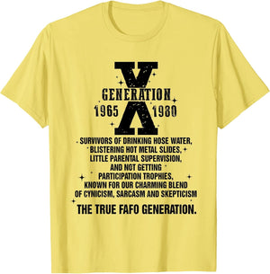 GEN X Generation X 1965 1980 The True Fafo Generation