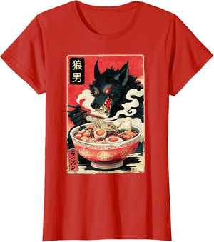 Werewolf Wolf Alpha Male Vintage Ramen Japanese Noodles