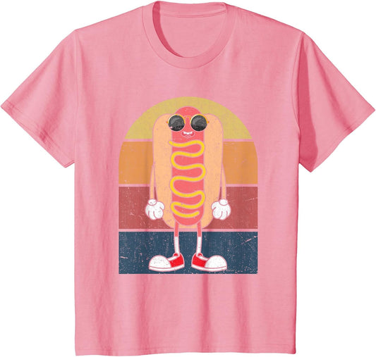 Cool Hot Dog Fast Food Sunglasses Weiner Foodie Retro Hotdog