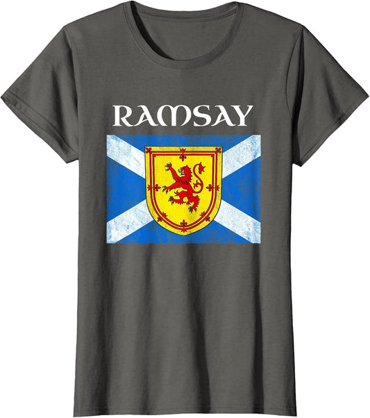 Ramsay Scottish Clan Family Name Scotland Flag