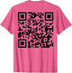 (On Back) Funny QR FCK Off Code Saying Quote Women