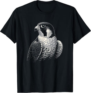 Vintage Peregrine Falcon Bird Graphic Art Design