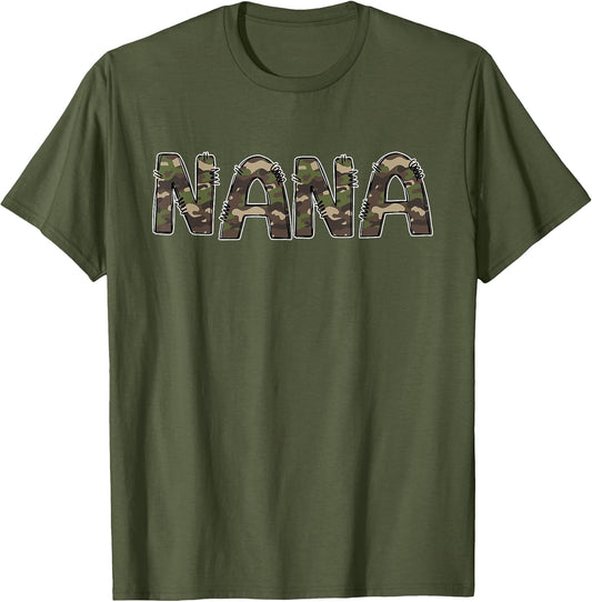 Camouflage Hunter Grandma Nana Hunting