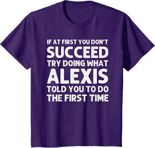 Alexis Name Personalized Birthday Funny Christmas Joke
