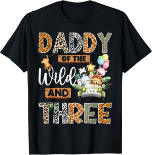Daddy of The Wild and Three 3Rd Birthday Boy Safari Truck